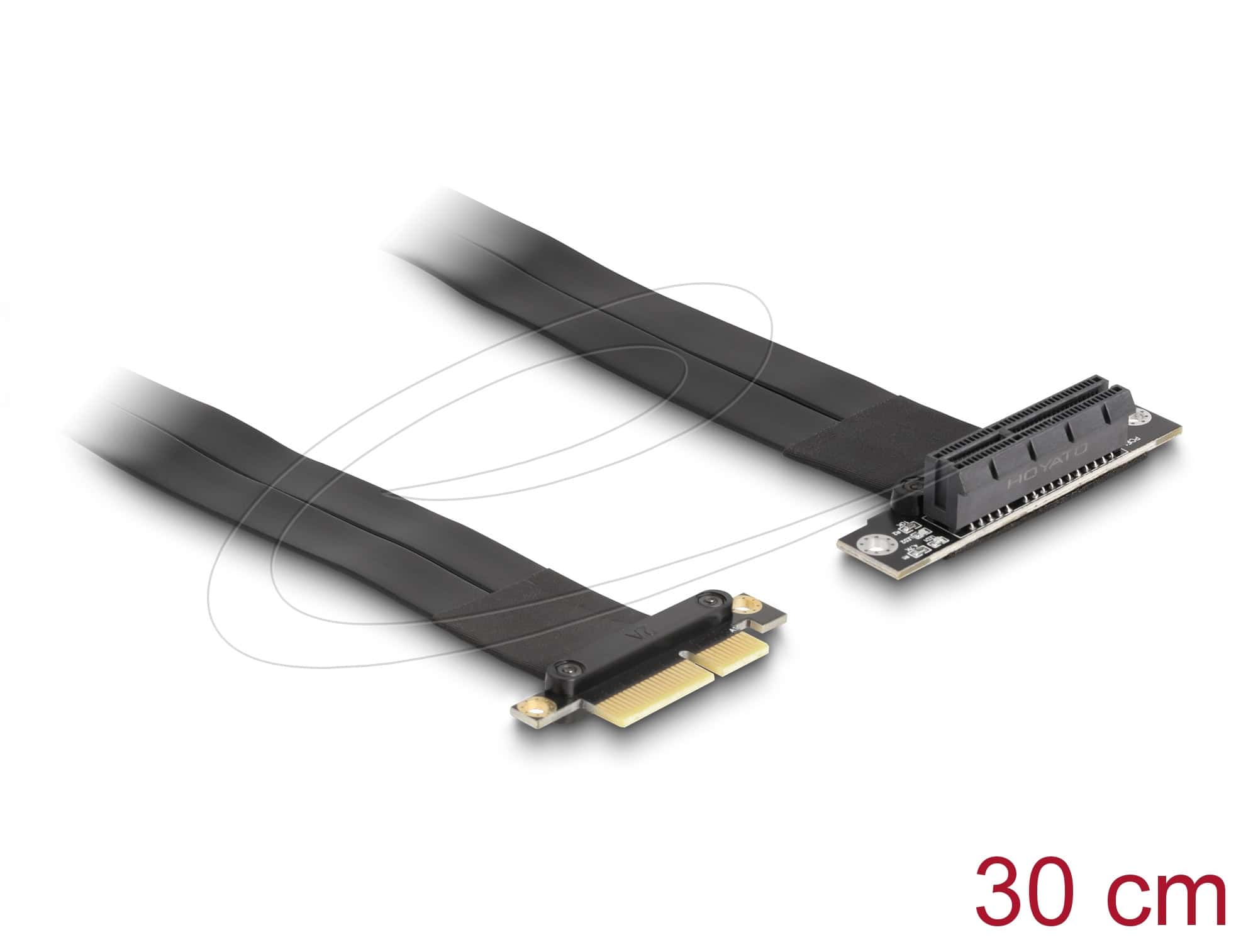 Delock Riser Karte PCI Express x8 Stecker zu x8 Slot mit Kabel 60 cm (88030) thumbnail