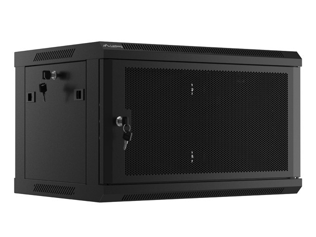 LANBERG 19 RACK-MOUNT RACKS FOR 6U -600X450 RACK MOUNTING WITH PERFORATED DOORS (FLAT PACK) (WF01-6406-23S) thumbnail
