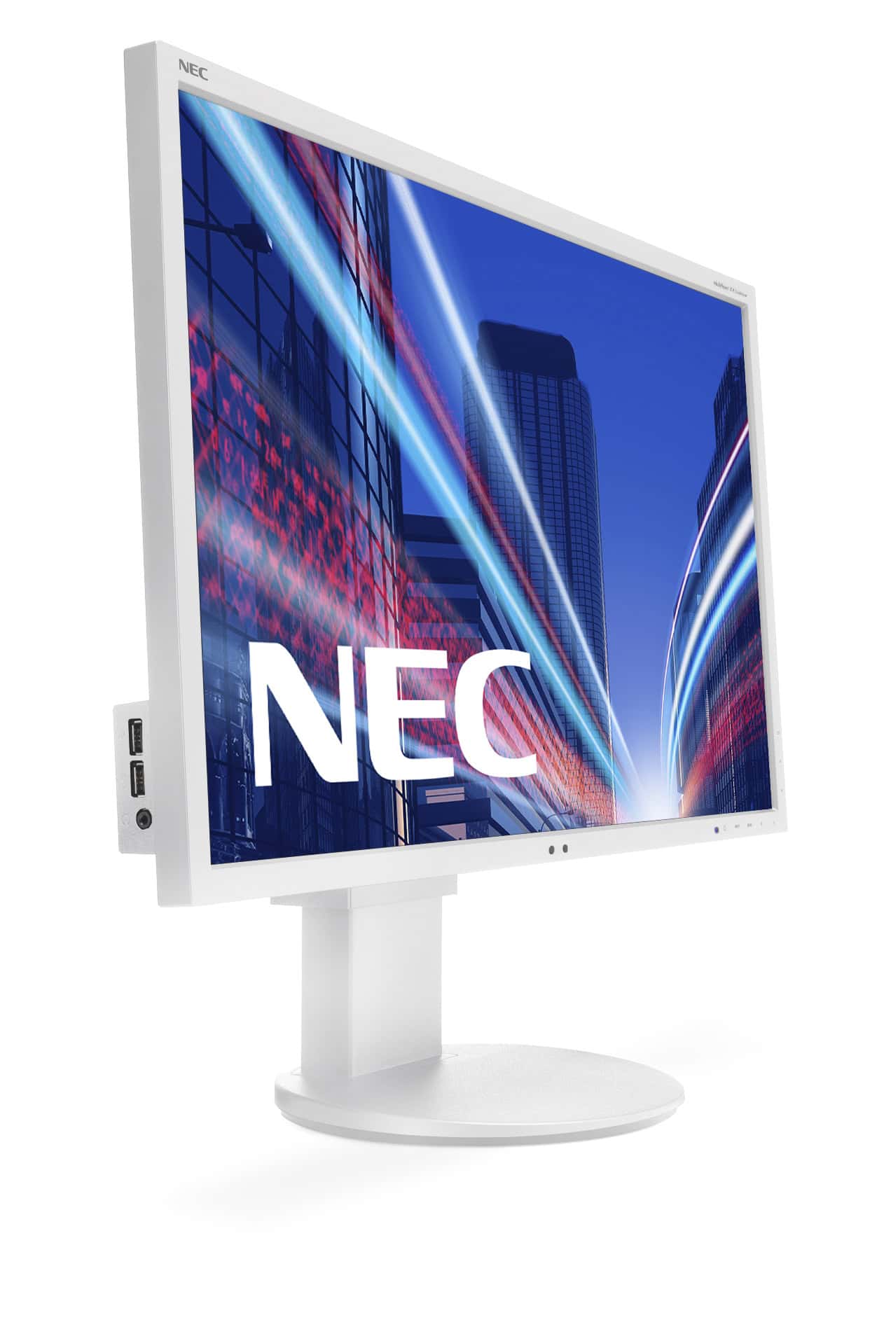 NEC MultiSync EA244WMi computer monitor 61 cm (24") 1920 x 1200 Pixels LED Wit (G202591-003A4) thumbnail