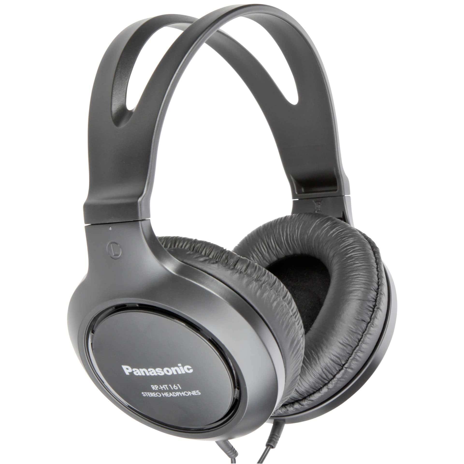 Panasonic RP-HT161E-K headphones - Bla (RPHT161EK) thumbnail