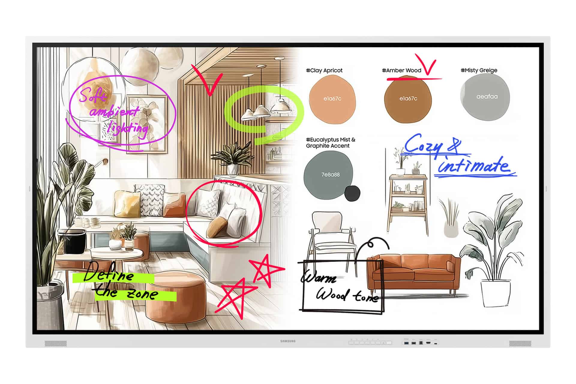 Samsung WM85FX 2,16 m (85") Wifi 4K Ultra HD (LH85WMFWLGCXEN) thumbnail