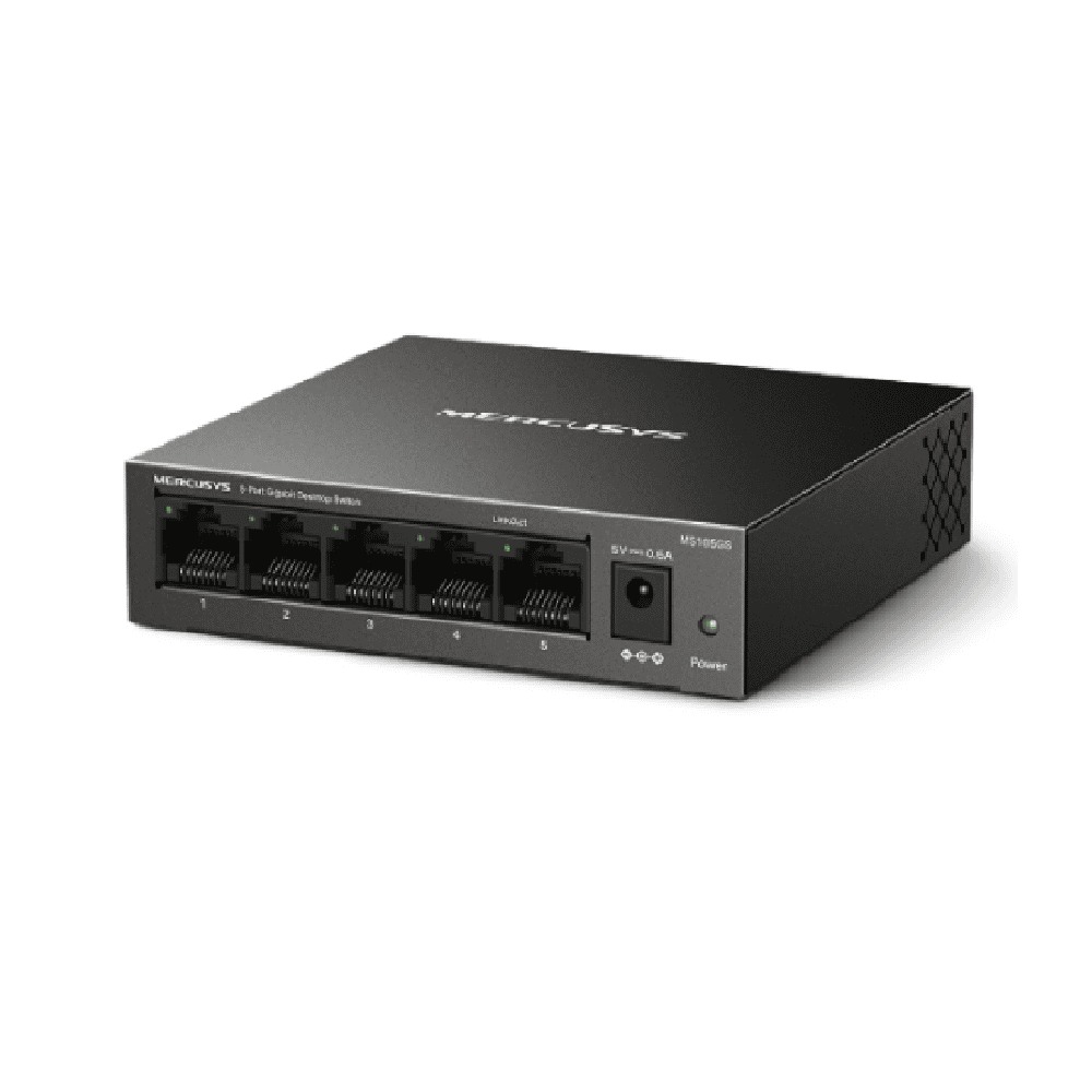 TP-Link Mercusys MS110CMP network switch Fast Ethernet (10/100) Power over Ethernet (PoE) Black (MS110CMP) thumbnail