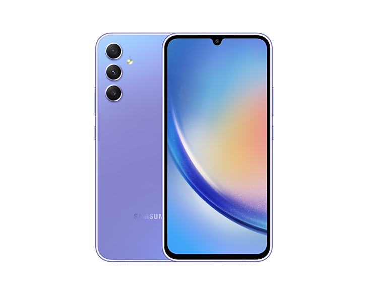 Samsung Galaxy A34 5G 16,8 cm (6.6) Hybride Dual SIM USB Type-C 6 GB 128 GB 5000 mAh Violet (SM-A346BLVAEUB) thumbnail