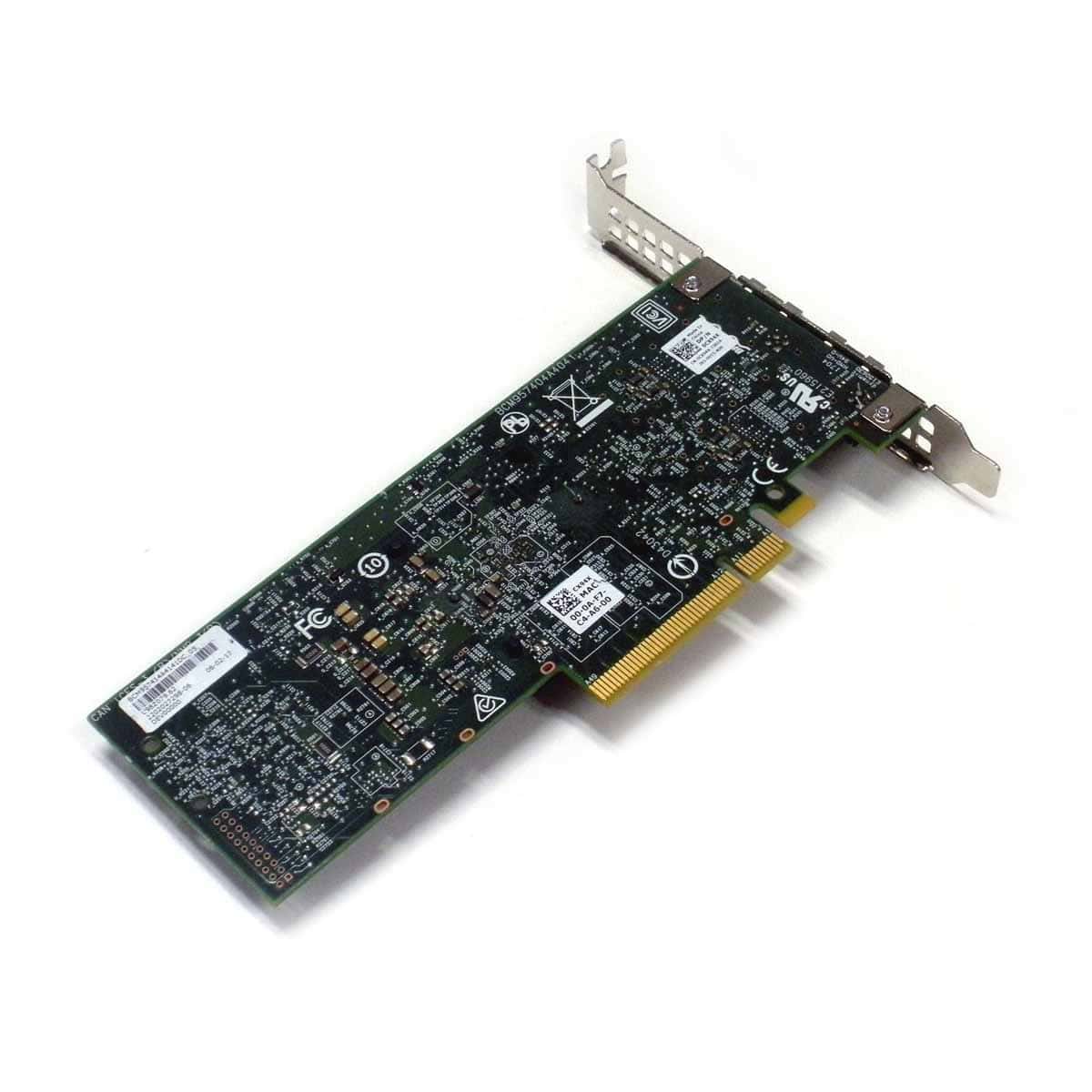 Dell CX94X Broadcom Bcm 57414 Full Height Network Card - 25 Gb - Dual Port - PCIe 3.0 x8 -  SFP+ (CX94X) thumbnail