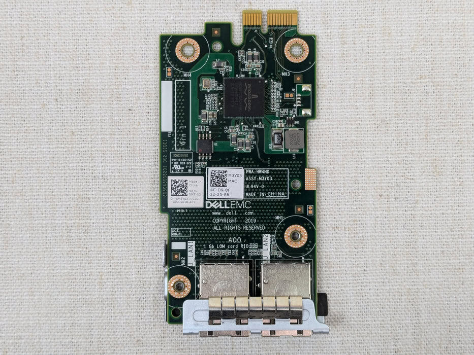 Dell M3Y03 Broadcom 5720 Dual Port 1GB LOM Network Card for PowerEdge R6525 (M3Y03) thumbnail