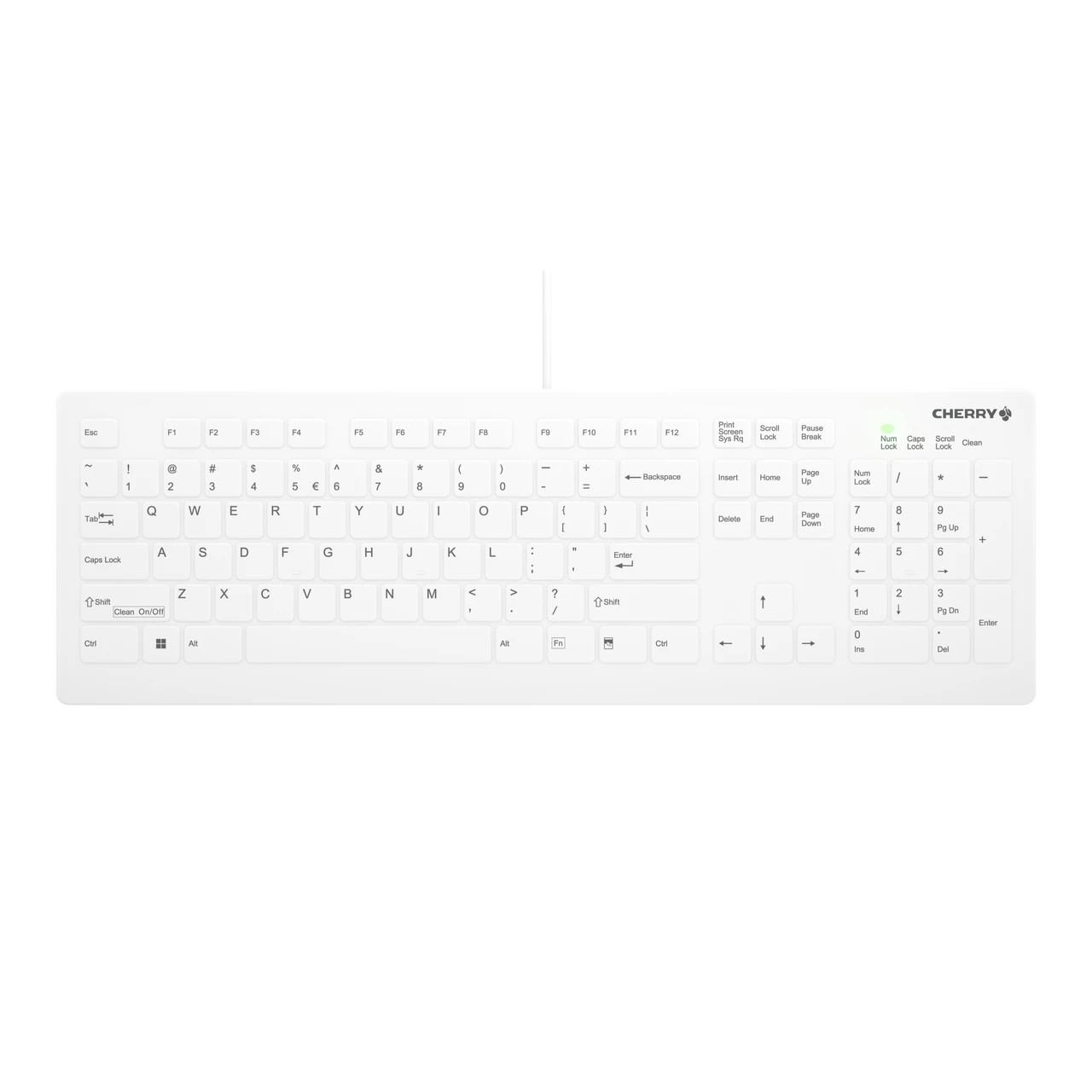 Cherry Active Key Flat Profile Wireless Hygie (AK-C8112-FUS-W/PN) thumbnail