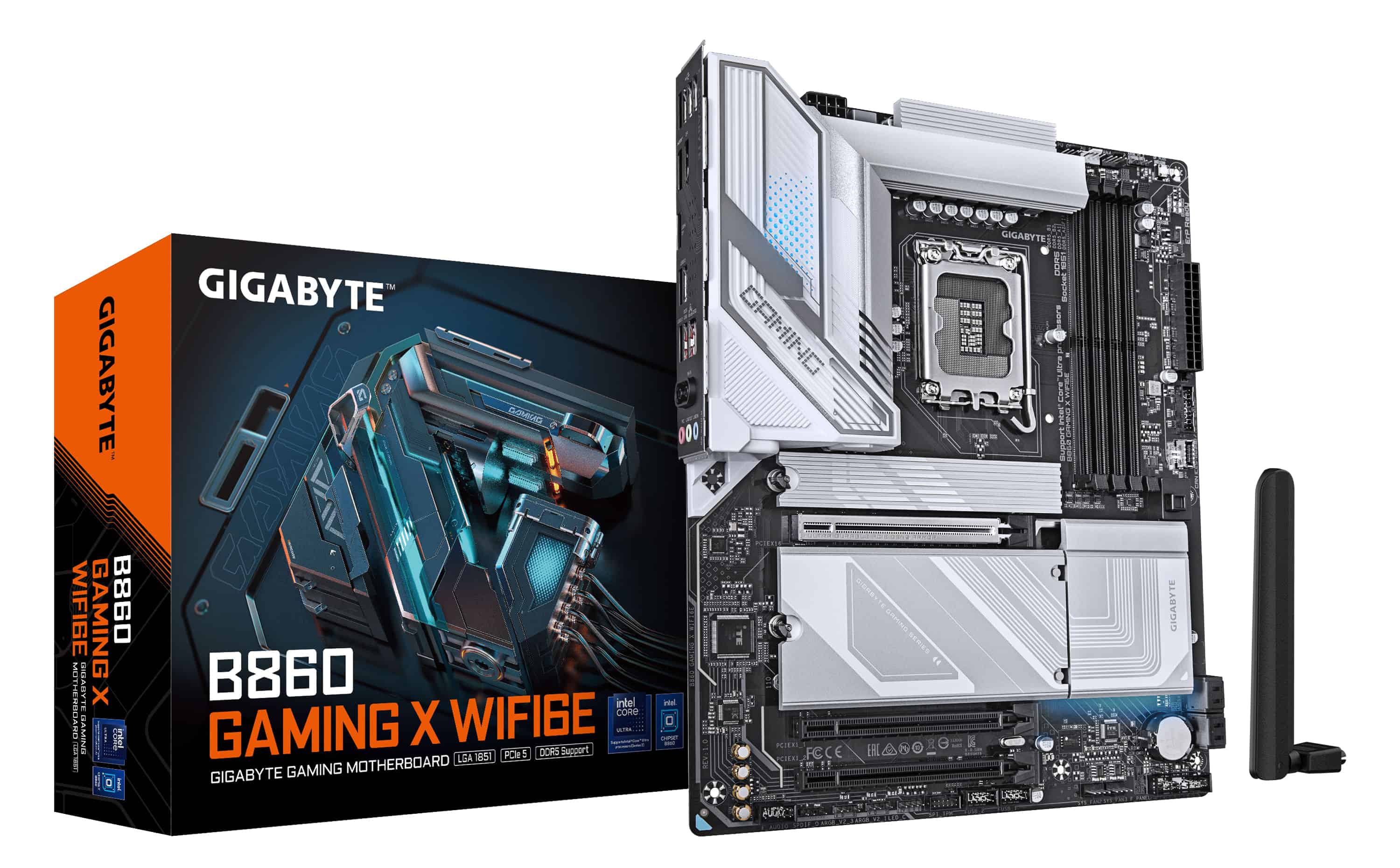 Gigabyte B860 Gaming X WiFi6E Motherboard (Intel LGA 1851) (9MB86GMX6-00-G10) thumbnail