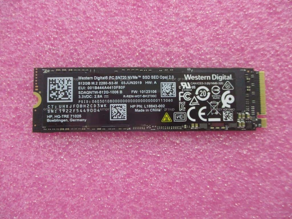 HP SSD 512GB M.2 (L85368-001) thumbnail