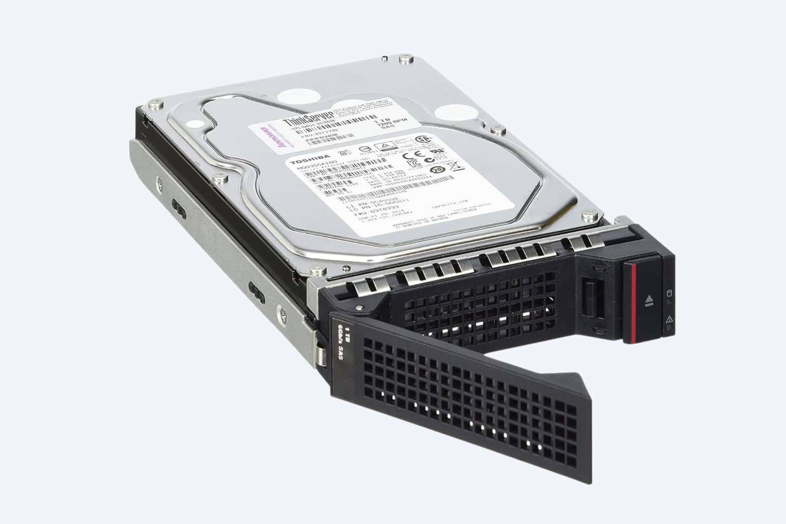 Lenovo 4TB 7.2K 12Gbps NL SAS 3.5in G2HS 512e HDD (00FN208) thumbnail