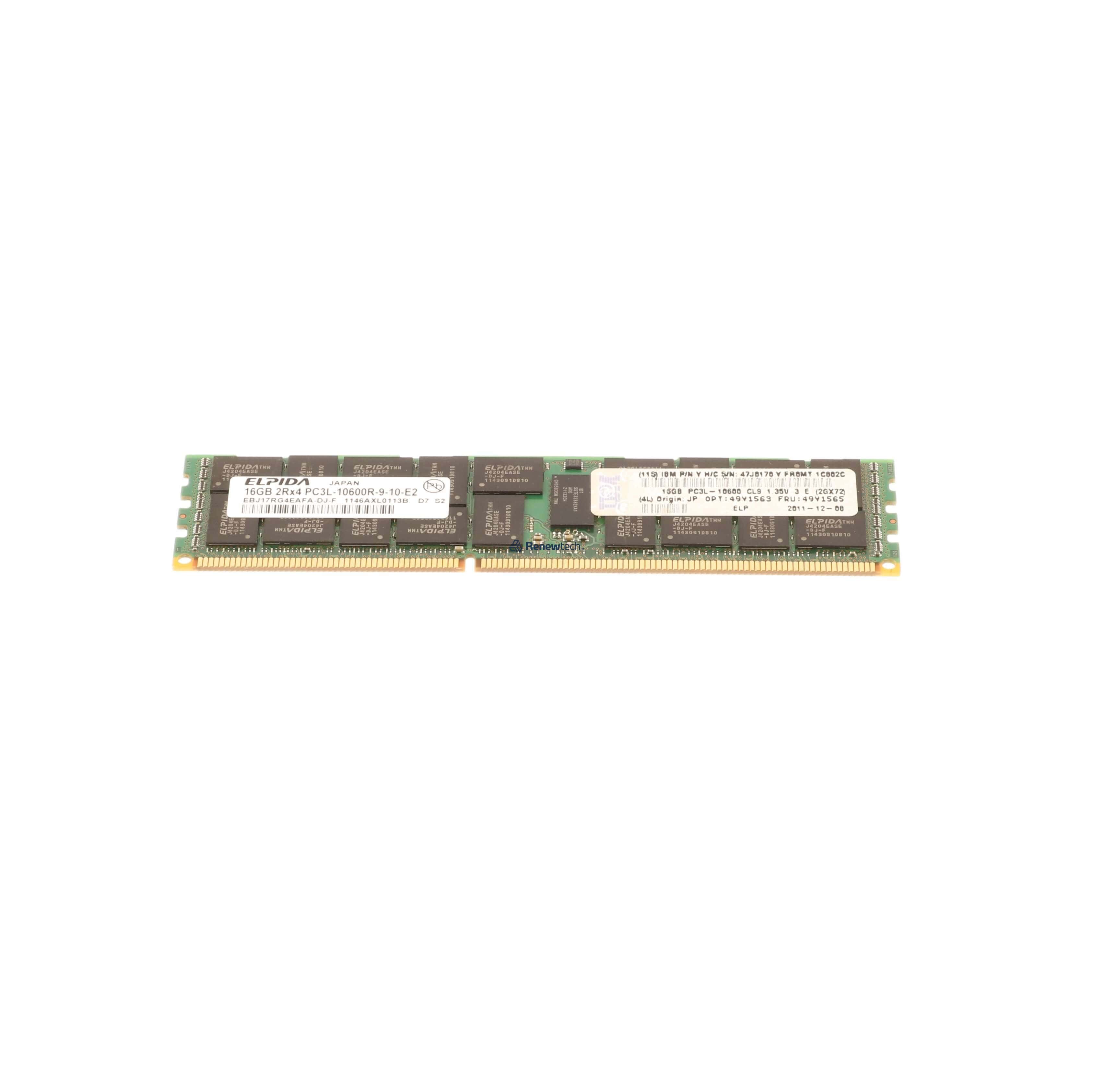 Dell 16GB 2Rx4 PC3-10600R (EBJ17RG4EAFA-DJ-F-RFB) thumbnail