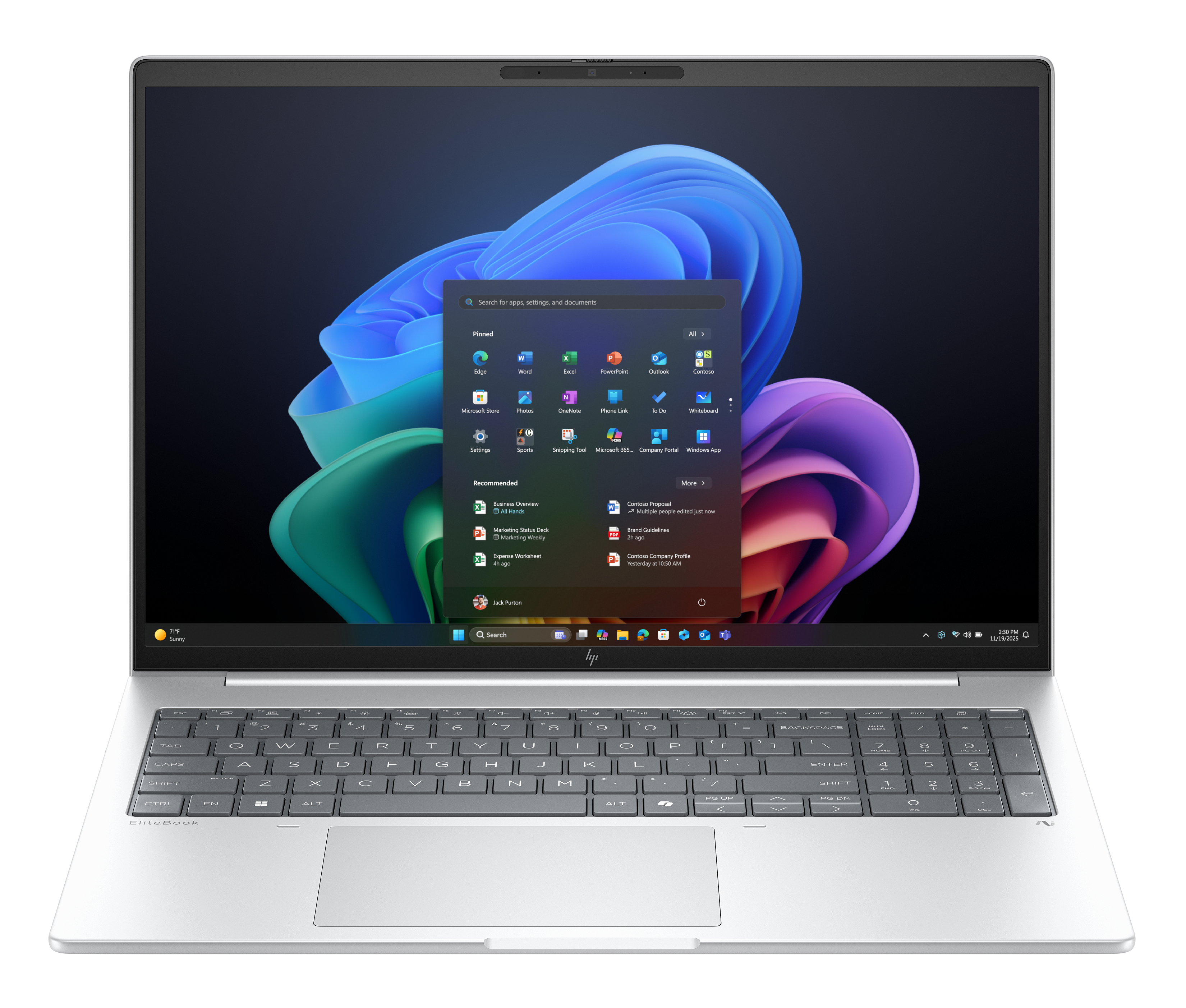 HP EB8G1i16 U5 228V 16 32GB/512 PC NLSgl Copilot+ PC Intel Core Ultra 5 Laptop 40,6 cm (16") WUXGA LPDDR5x-SDRAM 512 GB SSD Wi-Fi 7 (802.11be) Windows 11 Pro Zilver (D9KY5EA#ABH) thumbnail