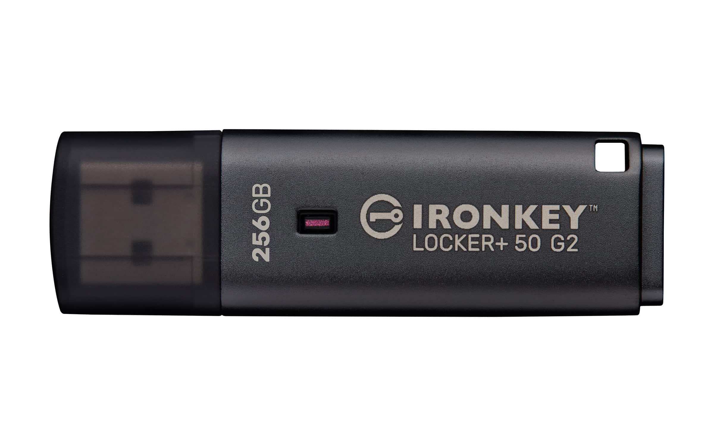 Kingston Technology IronKey 256GB Locker Plus 50 G2, FIPS 197, AES-256 (IKLP50G2/256GB) thumbnail