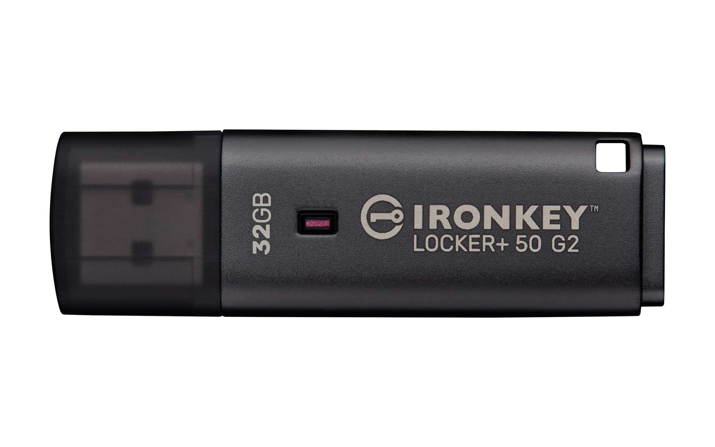 Kingston Technology IronKey 32GB Locker Plus 50 G2, FIPS 197, AES-256 (IKLP50G2/32GB) thumbnail