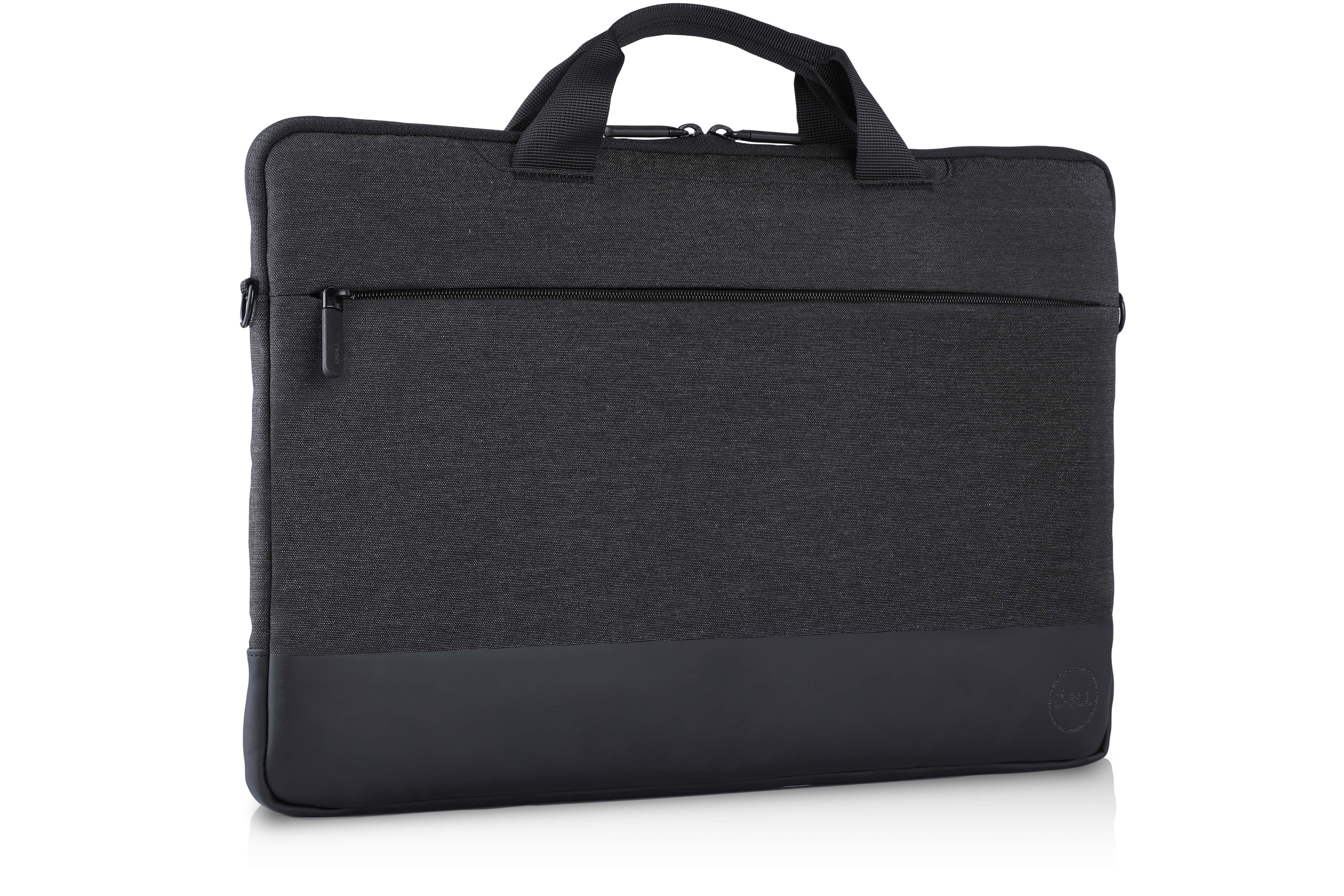 DELL PF-SL-BK-4-17 laptoptas 35,6 cm (14") Opbergmap/sleeve Zwart, Grijs (460-BCFM) thumbnail