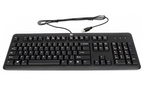 HP 672647-111 toetsenbord Universeel USB Zwitsers Zwart (672647-111) thumbnail