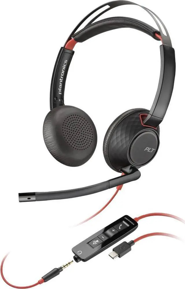 HP Poly Blackwire 5220 Stereo Headset On-Ear (80R97A6) thumbnail