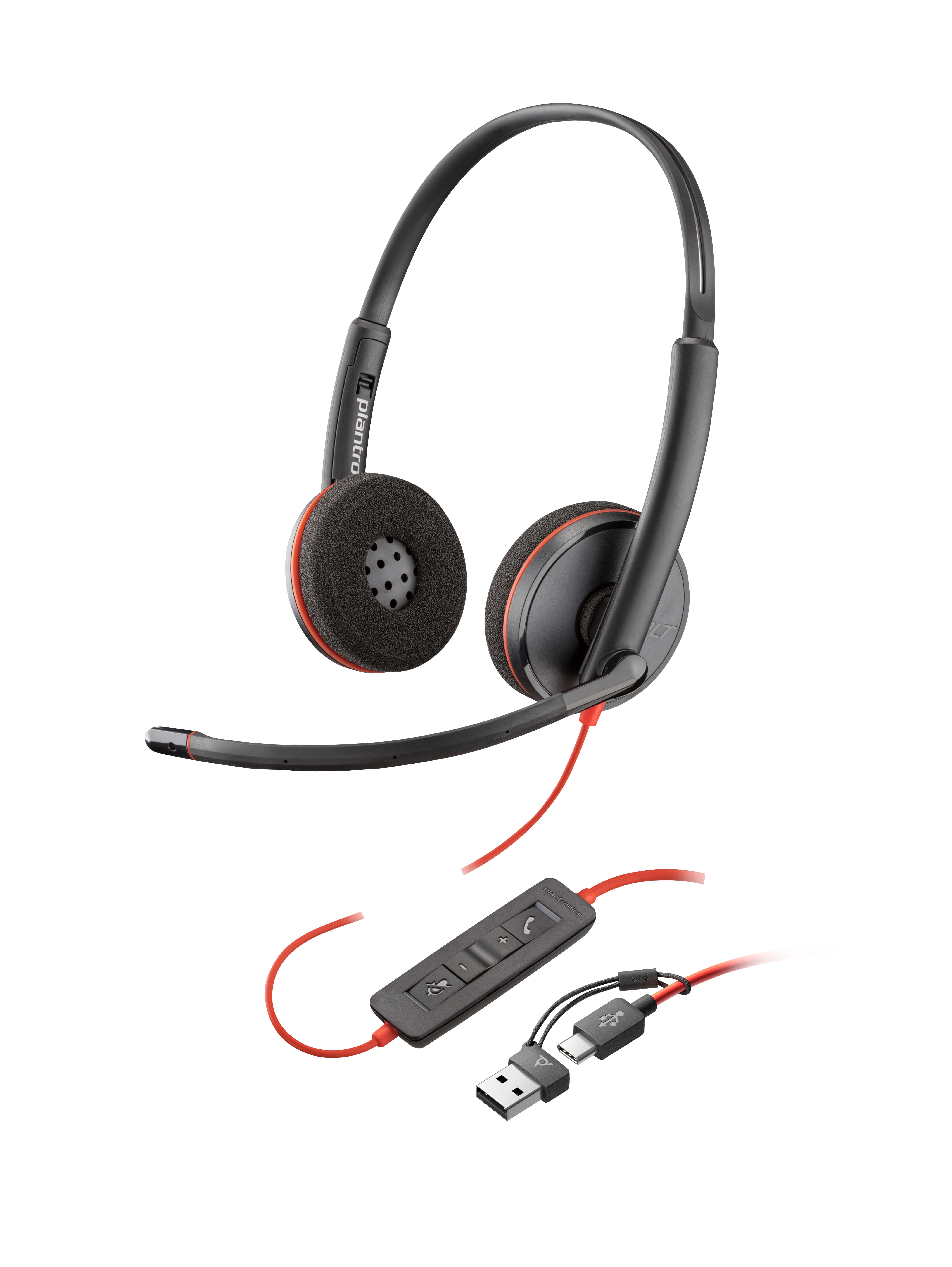 HP Poly Poly Blackwire 3225 Stereo USB-A Headset (80S11AA) thumbnail