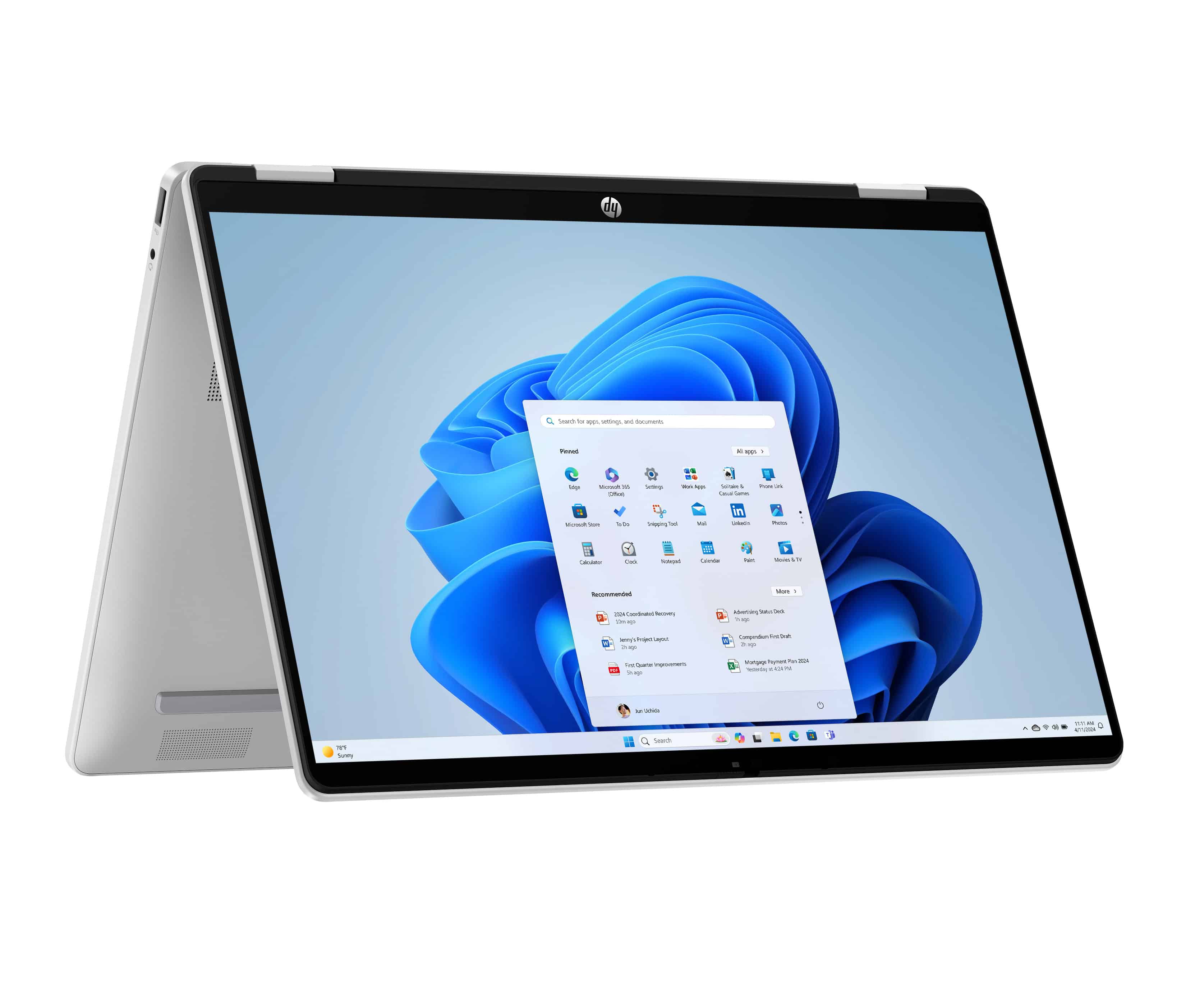 HP OmniBook 5 Flip 14-fp0030nd Intel Core 3 100U Hybride (2-in-1) 35,6 cm (14") Touchscreen 2K 8 GB LPDDR5-SDRAM 512 GB SSD Wi-Fi 6 (802.11ax) Windows 11 Home Zilver (C5VM2EA#ABH) thumbnail