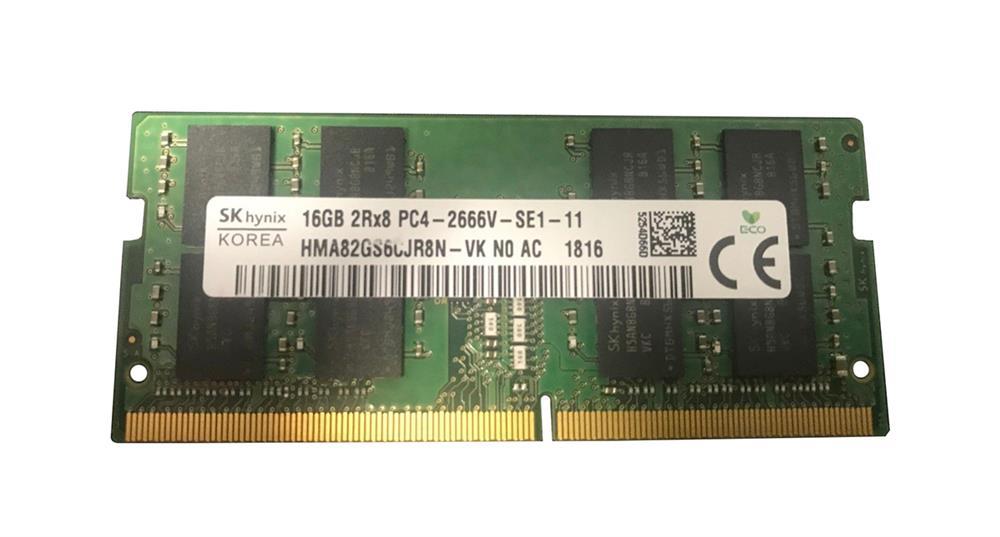 HYNIX 16GB (1*16GB) 2RX8 PC4-20800S DDR4-2666MHZ SODIMM (HMA82GS6CJR8N-VK) thumbnail