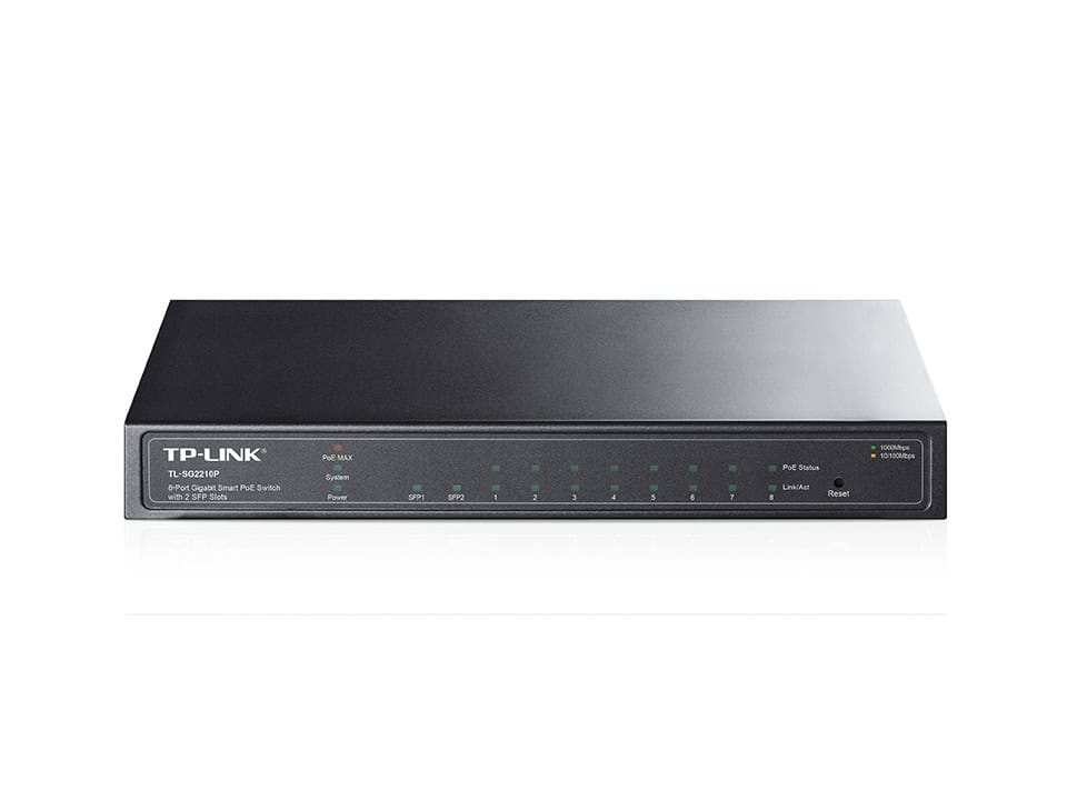 TP-Link SG2210P Smart Switch 8x Gigabit Ethernet PoE+, 2x SFP (TL-SG2210P-PROMO) thumbnail