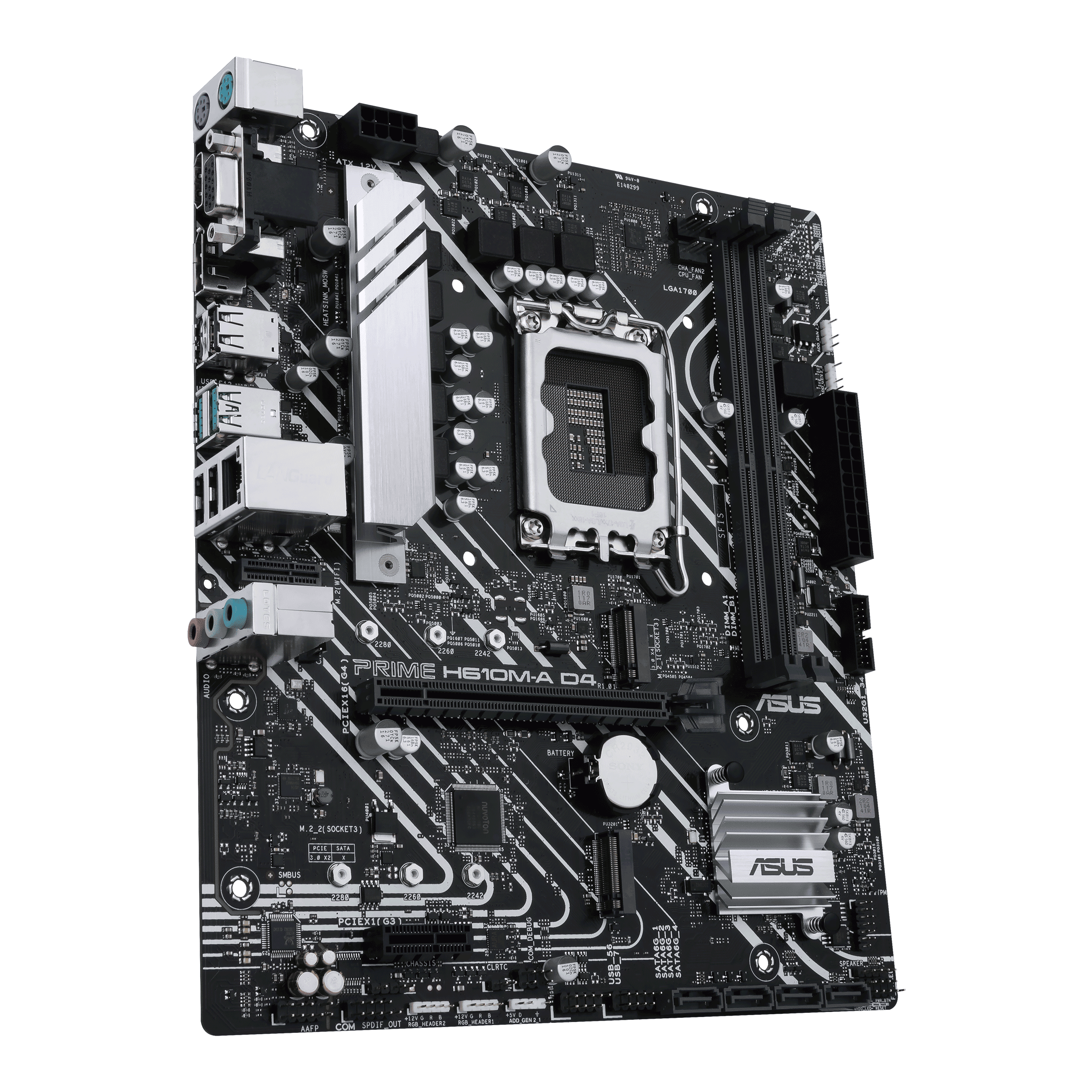 Asus Prime H610M-A WiFi DDR4 Motherboard (Intel LGA 1700) Micro ATX (90MB1C80M0EAY0) thumbnail