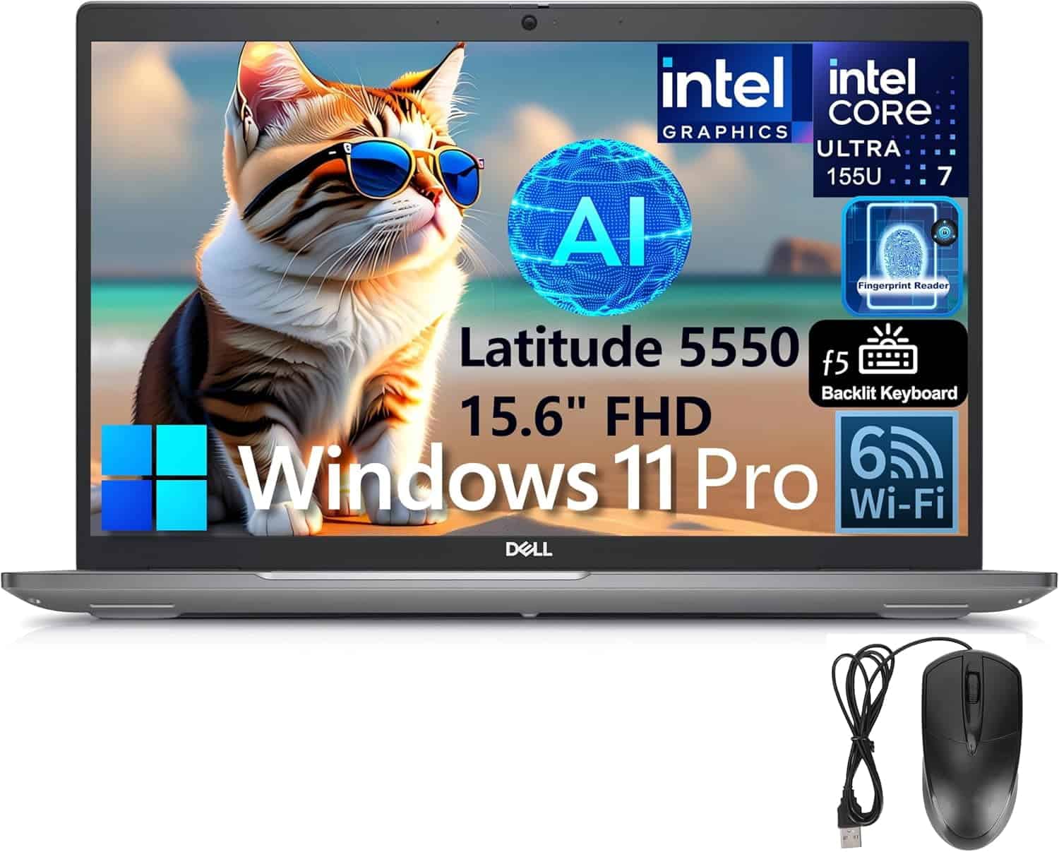 Dell Pro 16 Plus XCTO Base / Intel(R) Core(TM) Ultra 5 235U vPro(R) (12TOPS NPU - 12 cores - up to 4.9 GHz) / Windows 11 Pro (3400020231675.1-1) thumbnail