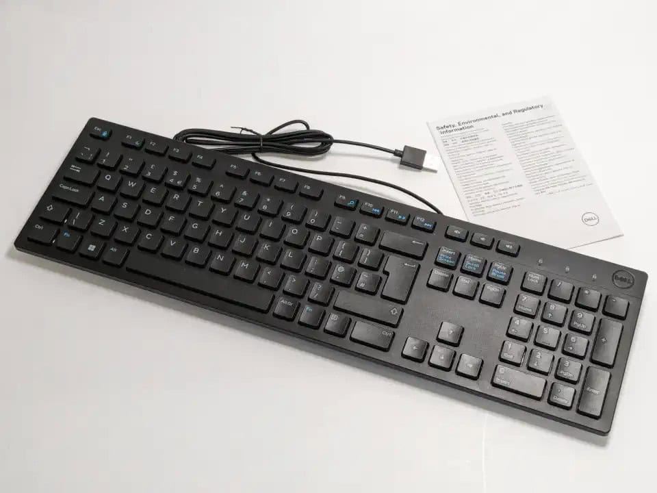 Dell KB216 USB-Tastatur mit Kabel, Schwarz, BB, Rusty, UK, Win 11 Liteon, EMEA (66M5G) (66M5G) thumbnail