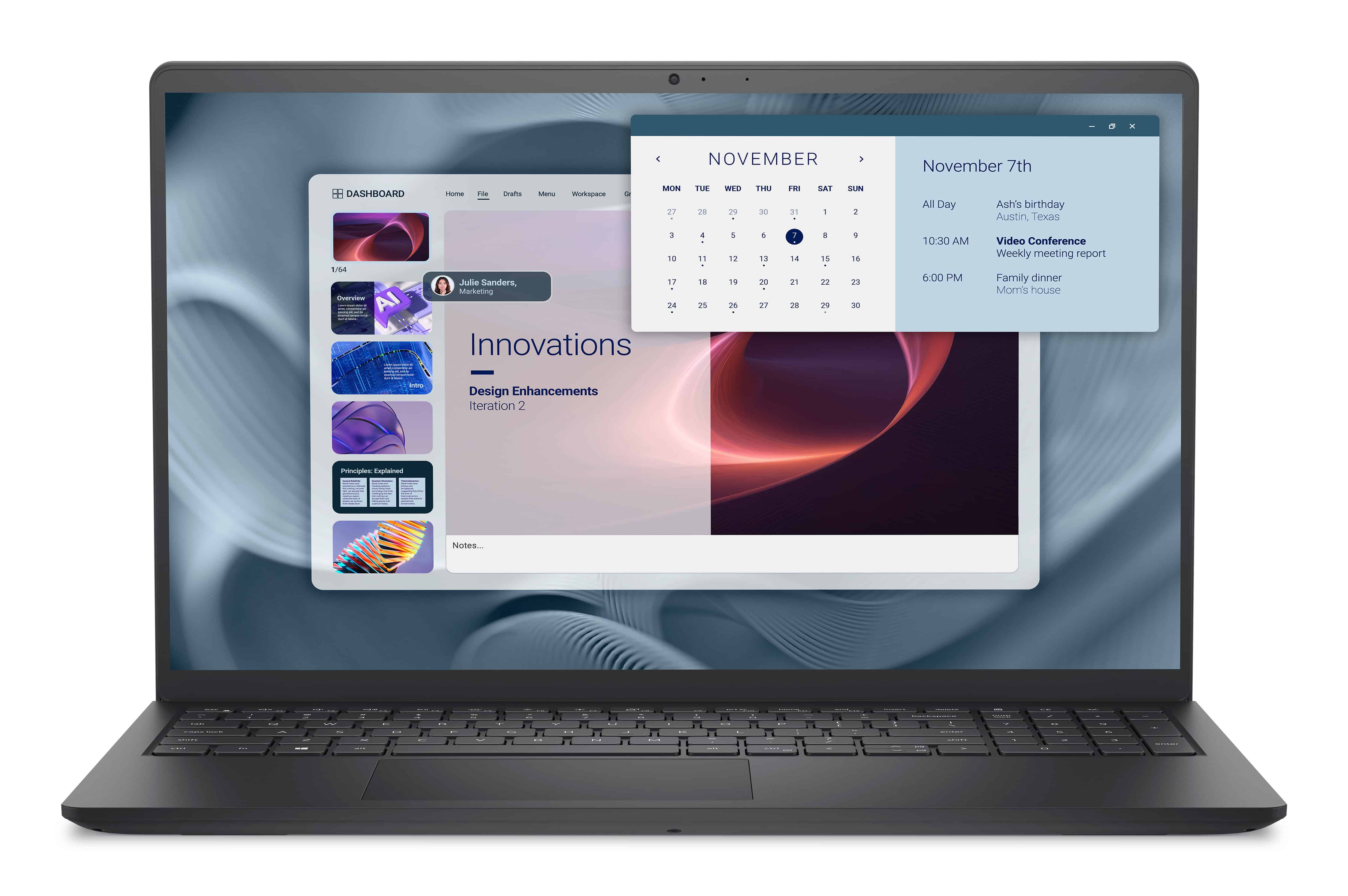 DELL Pro 15 Essential PV15250 Intel® Core™ i5 i5-1334U Laptop 39,6 cm (15.6") Full HD 16 GB DDR5-SDRAM 512 GB SSD Wi-Fi 6 (802.11ax) Windows 11 Home US International Zwart (75G2J) thumbnail