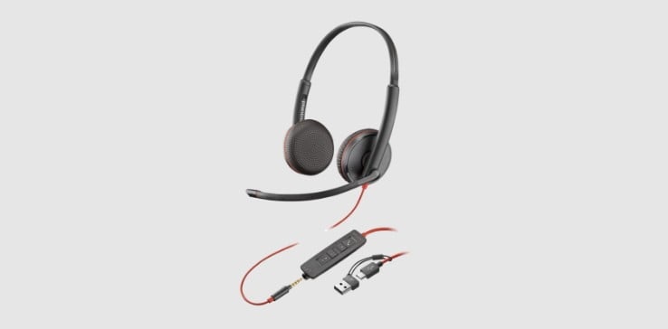 HP Blackwire C3220 USB C Headset (209749-104) thumbnail