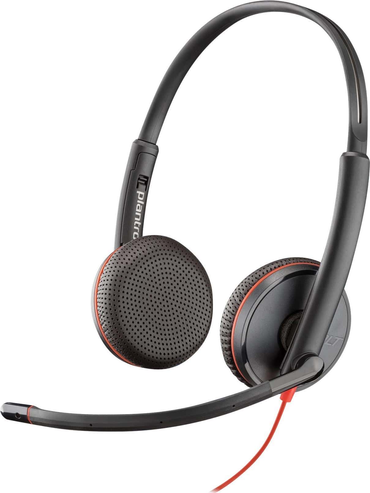 HP Poly Poly Blackwire 3325 - 3300 Series - Headset - On-Ear - kabelgebunden - USB, 3,5 mm Stecker (213938-01) (213938-01) thumbnail