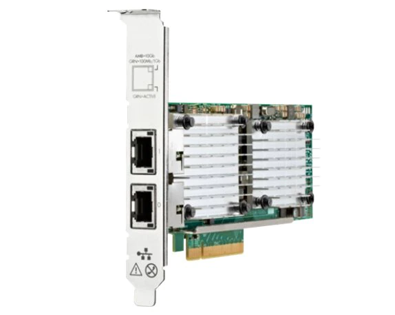 HP MARVELL QL41132HLRJ 10GB RJ-45 DUAL-PORT PCI-E ADAPTER - LPB (P08437-B21-LP) thumbnail