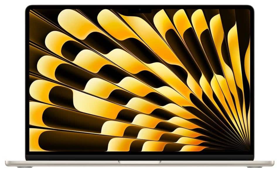 Apple MacBook Air 15 M5/10C CPU 10C GPU/24GB/1TB SSD - Moonlight Glow (MDVF4ZE/A) thumbnail
