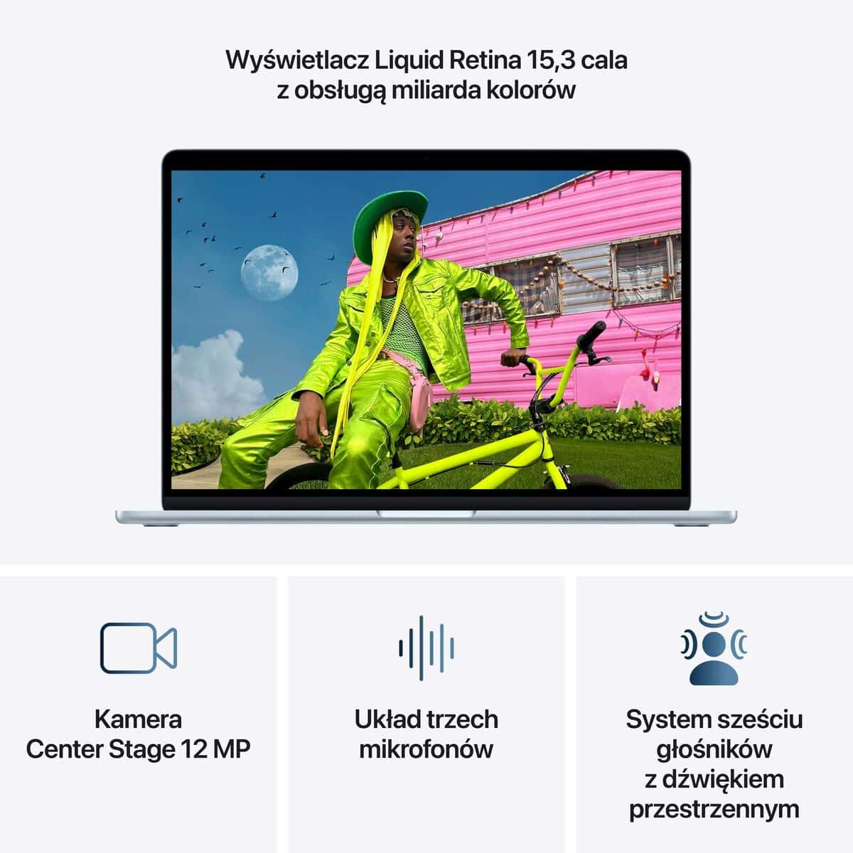 Apple MacBook Air 15 M5/10C CPU 10C GPU/24GB/1TB SSD - Blue (MDVU4ZE/A) thumbnail