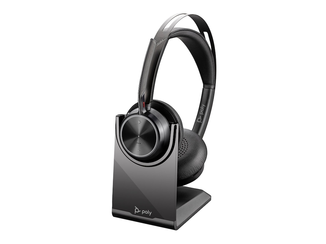 HP Poly Voyager Focus 2 USB-C headset incl. charging station + USB-C/ -A adapter (9T9J5AA) thumbnail