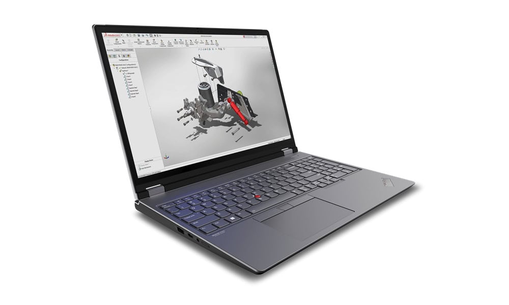 Lenovo ThinkPad P16 Gen 2 Intel® Core™ i7 i7-13850HX Mobiel werkstation 40,6 cm (16") WQXGA 16 GB DDR5-SDRAM 512 GB SSD NVIDIA RTX 3500 Ada Wi-Fi 6E (802.11ax) Windows 11 Pro Frans Grijs, Zwart (21FA000RFR) thumbnail