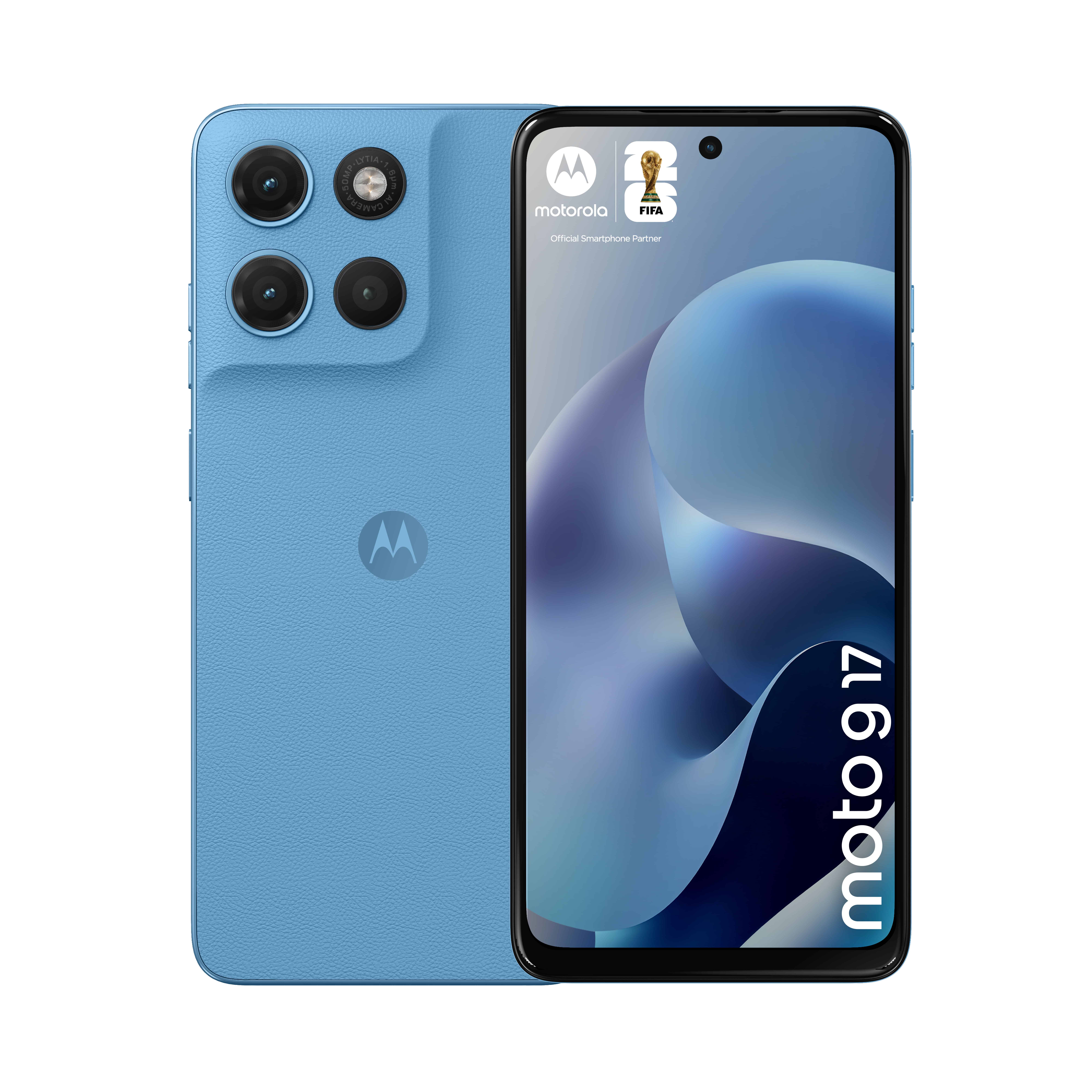 Motorola moto g17 17,1 cm (6.72") Dual SIM Android 15 USB Type-C 4 GB 128 GB 5200 mAh Blauw (PBBK0014DE) thumbnail
