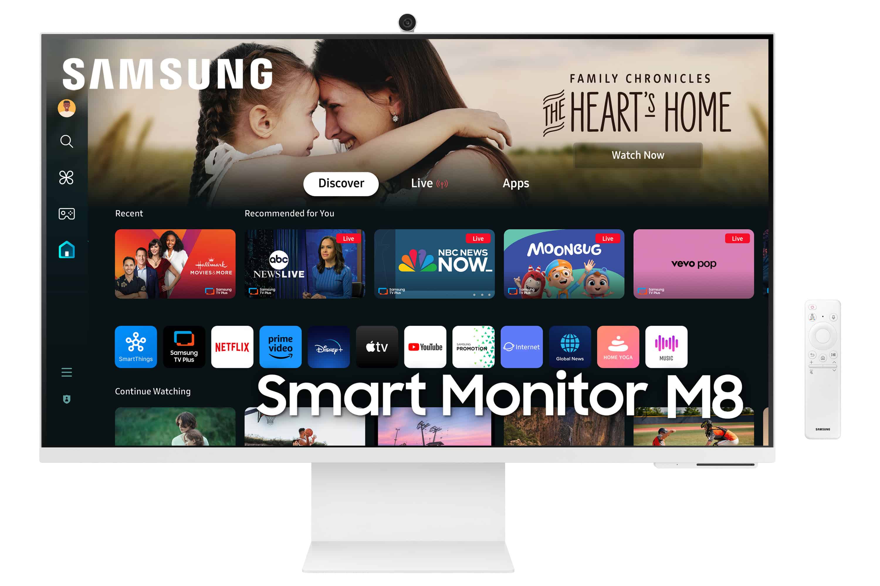 Samsung 32" Smart Monitor M8 M80D UHD (LS32DM801UUXEN) thumbnail