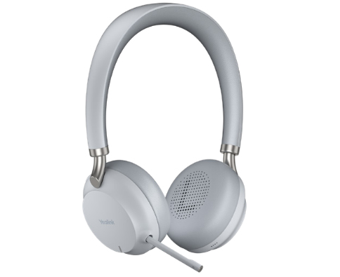 Yealink BH72 Headset Bedraad en draadloos Hoofdband Oproepen/muziek USB Type-A Bluetooth Licht Grijs (BH72UCLIGHTGRAYUSB-A) thumbnail