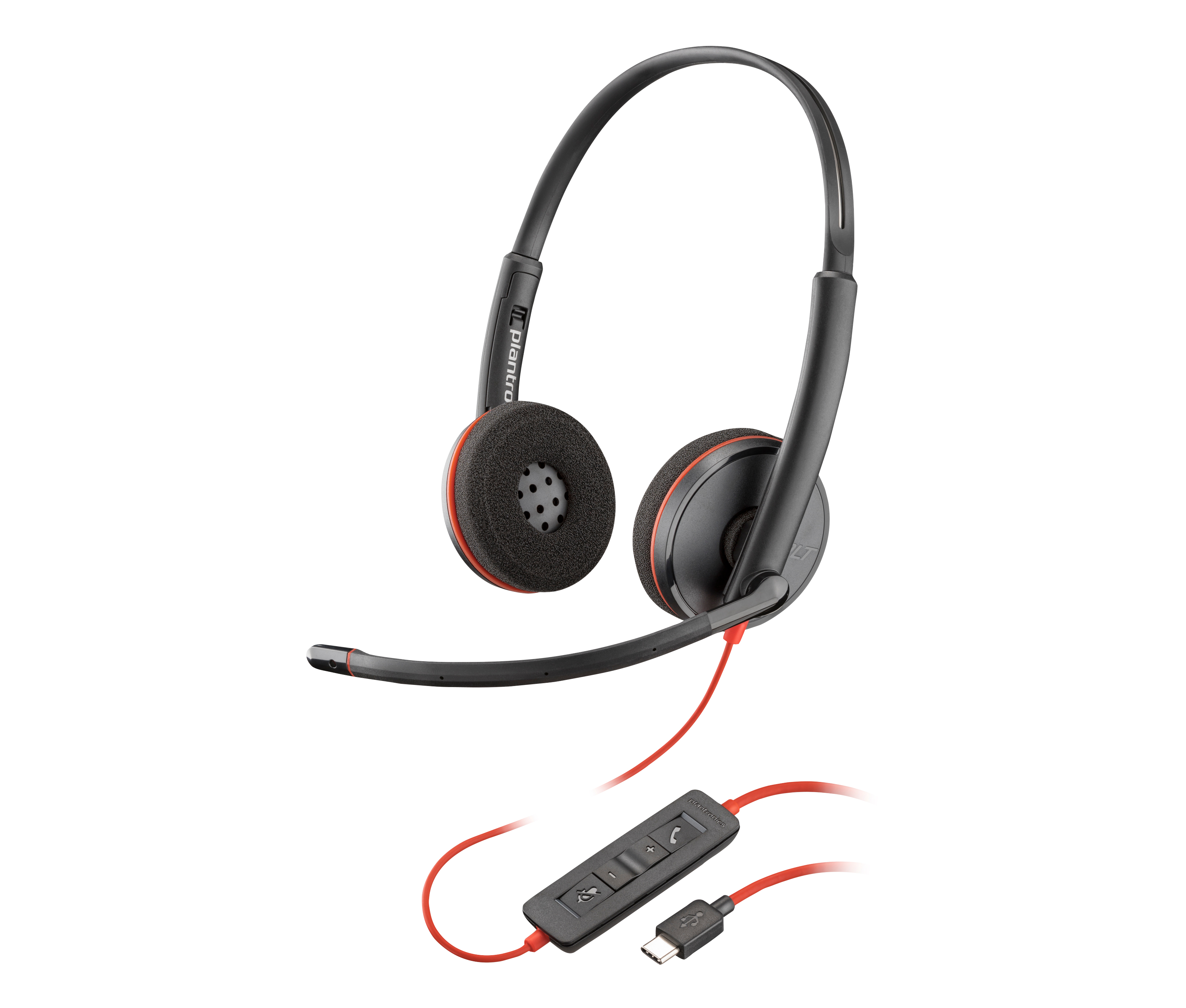 HP Poly Poly Blackwire C3220 Stereo USB-C Headset + draagetui (80S07AA) thumbnail