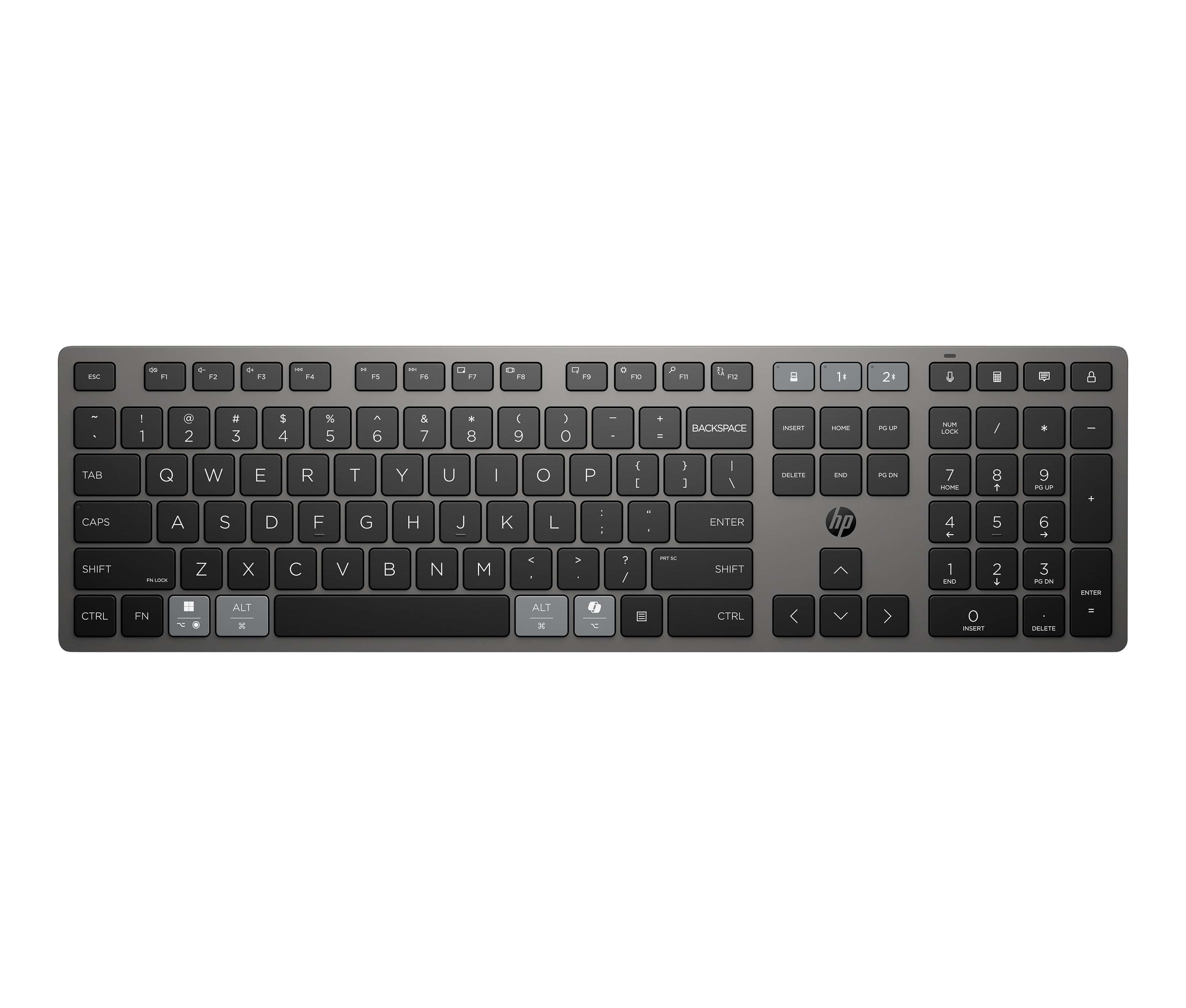 HP 725 Multi-Device Rechargeable Wireless Keyboard (9T5B2AA#ABB) thumbnail