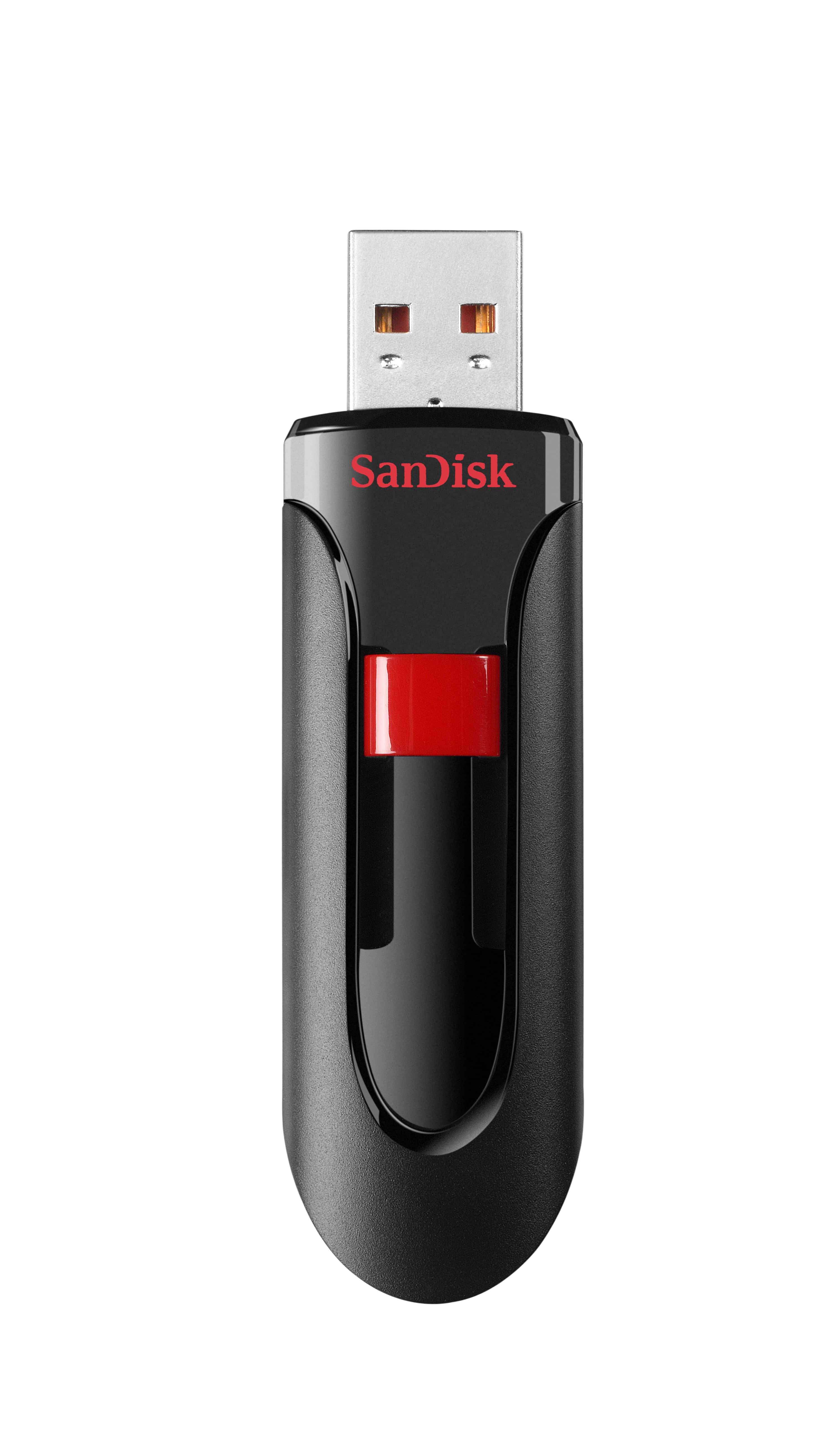 SanDisk Cruzer Glide USB flash drive 128 GB USB Type-A 2.0 Zwart, Rood (SDCZ60-128G-B35) thumbnail