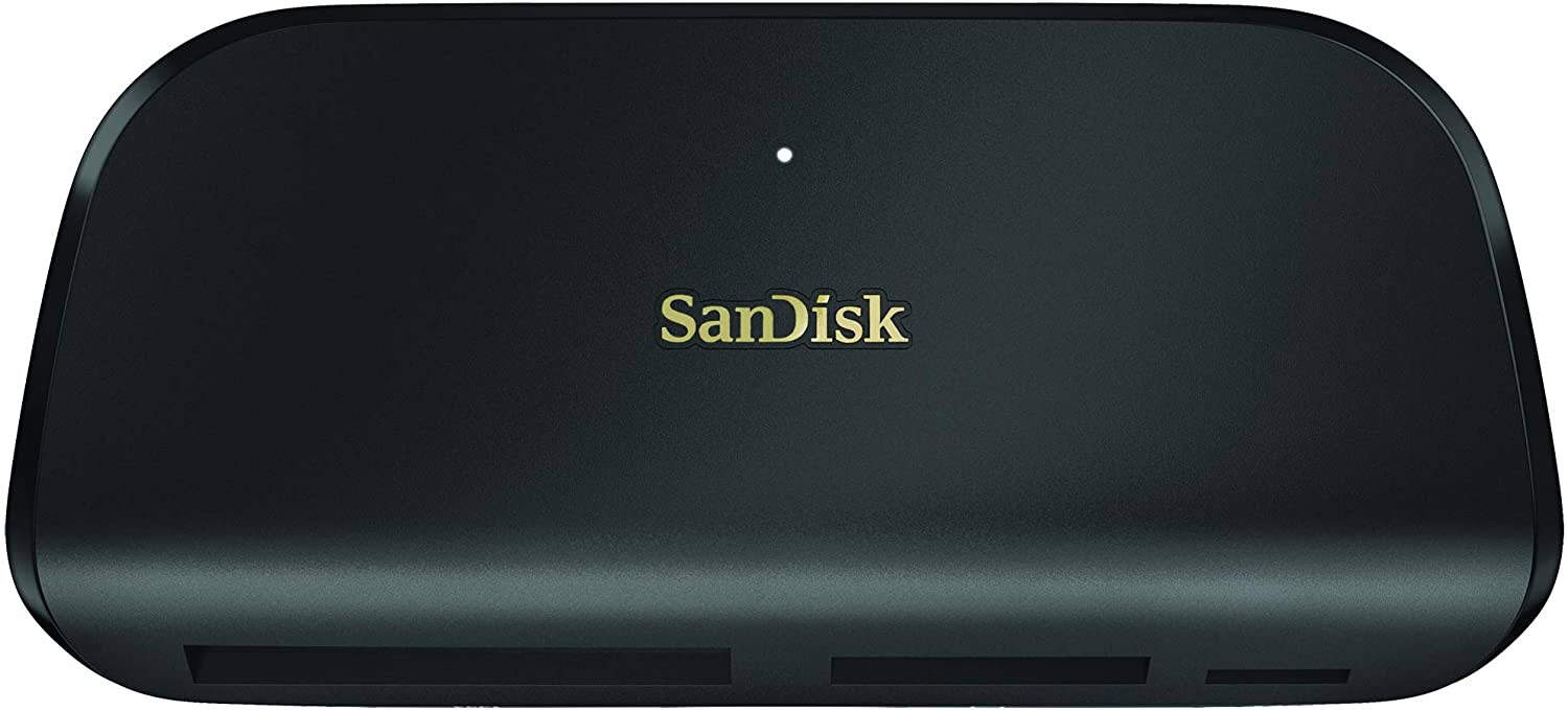 SanDisk ImageMate PRO USB-C geheugenkaartlezer USB 3.2 Gen 1 (3.1 Gen 1) Type-C Zwart (SDDR-A631-GNGNN) thumbnail