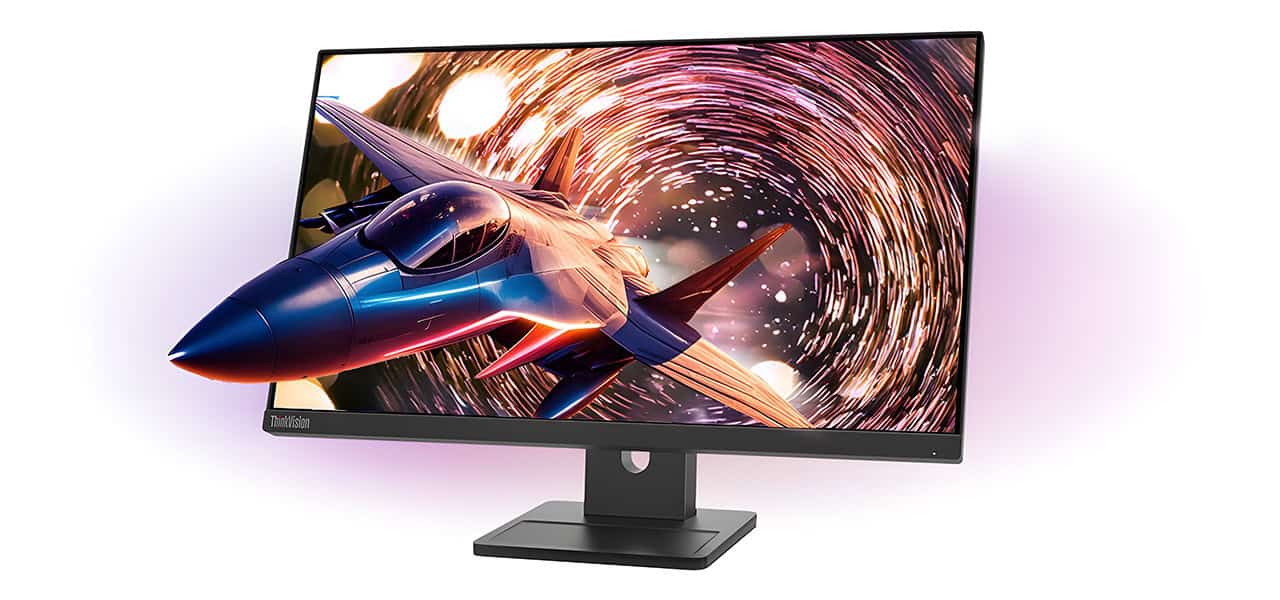 Lenovo ThinkVision E24q-30 23.8 UHD Montior (Open Box) (63ECGAR2UK-OB) thumbnail