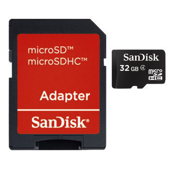 SanDisk microSDHC 32GB Klasse 4 (SDSDQB-032G-B35) thumbnail