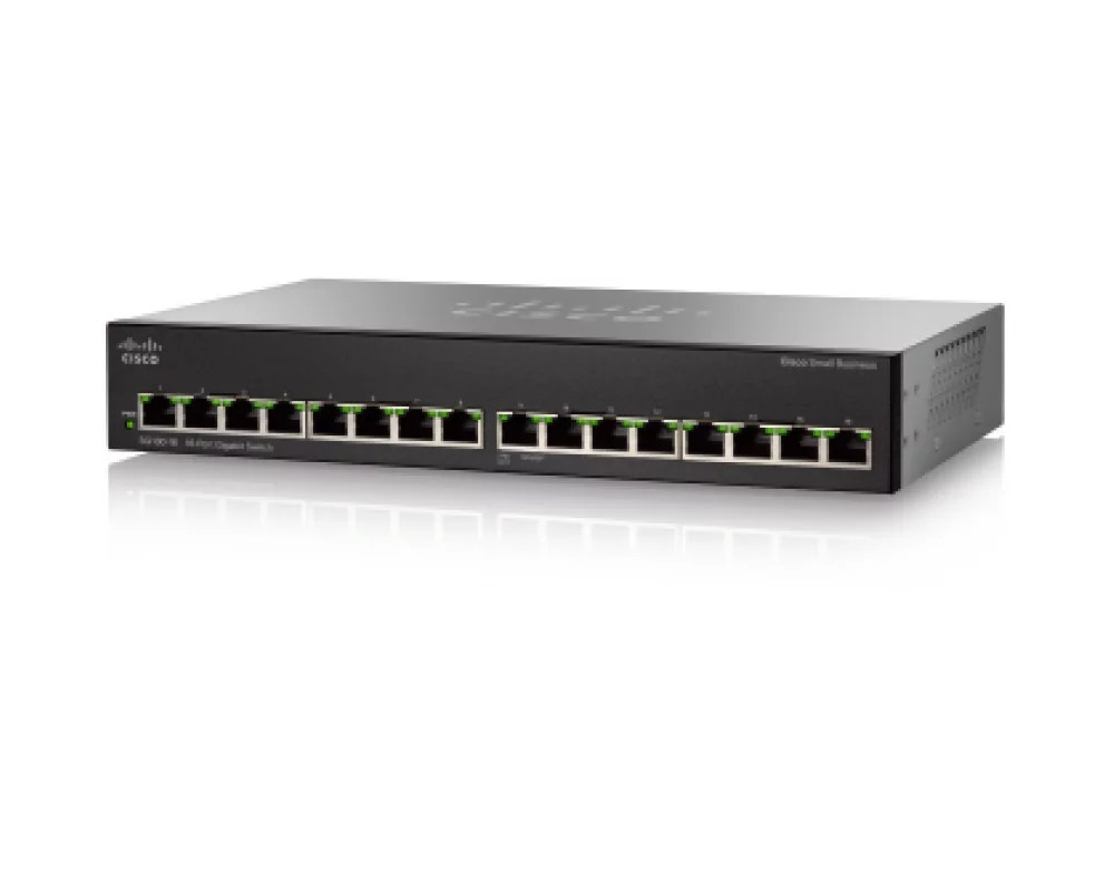 Cisco SG110 16-Port x 10/100/1000 (SG110-16-RFB) thumbnail