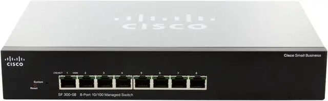 Cisco SF300-08 8-port 10/100 (SRW208-K9-RFB) thumbnail