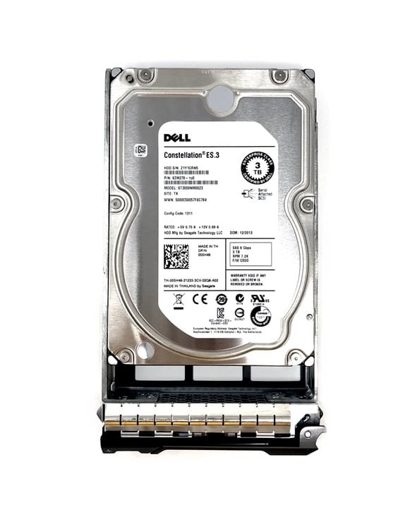 Dell 3TB 7.2K 3.5IN SAS 6GBS HDD (014X4H-RFB) thumbnail