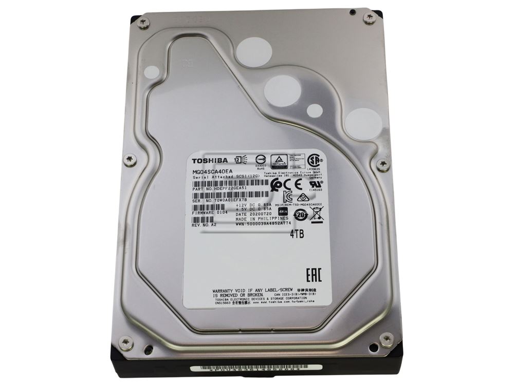Dell 4TB 7.2K 12G 3.5INCH SAS HDD (0NT1X2-RFB) thumbnail