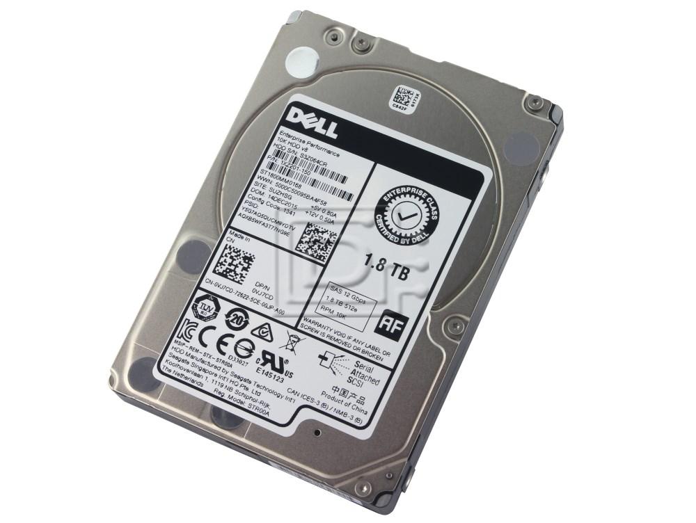 Dell 1.8TB 10K 12G 2.5INCH 512E (0VJ7CD-RFB) thumbnail