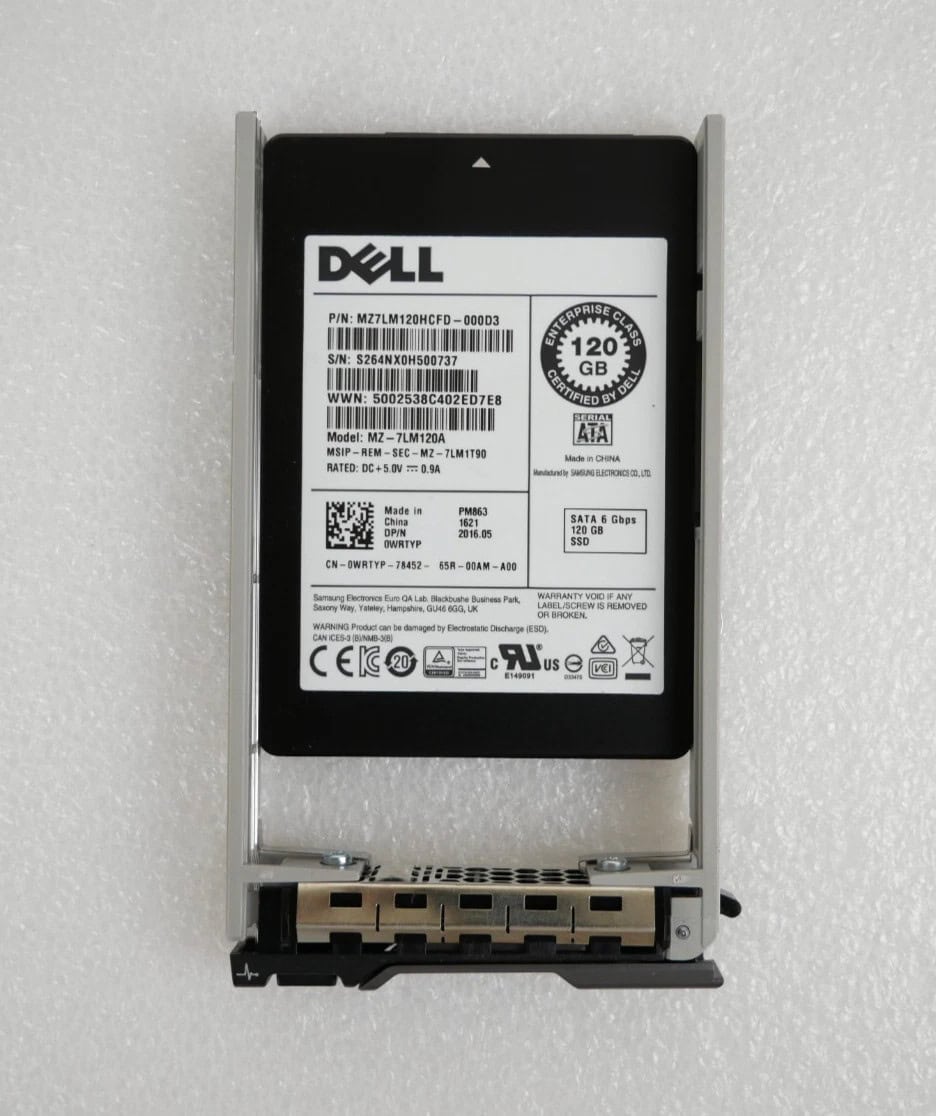 Dell 120GB 6G RI SATA 2.5 SSD (0WRTYP-RFB) thumbnail
